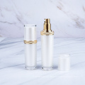 Luxury Empty In Stock Plastic Acrylic Cream Lotion Container Bottle Jar White Skin Care Jars